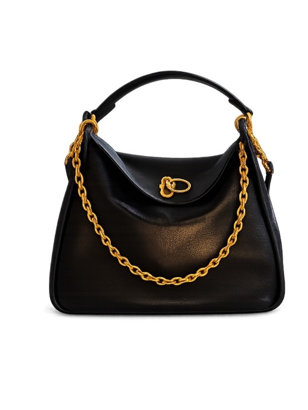 Mulberry Leighton Black With Gold Standard Size